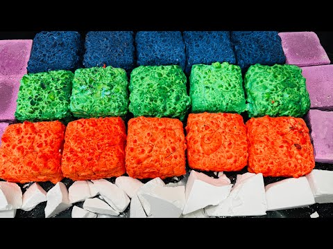 Satisfying Dyed Paste Chalk ASMR  Reform | Fresh Gym Chalk ASMR Crush 