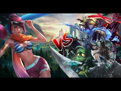 Fiora Escape: 1vs4 ?