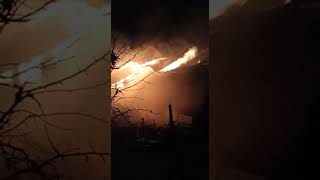 Kapıkaya Köyündeki Yangında Ev Ve Ahır Kullanılamaz Hale Geldi