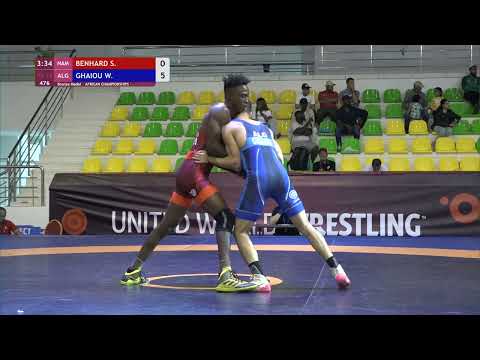BRONZE GR - 72 kg: S. BENHARD (NAM) v. W. GHAIOU (ALG)