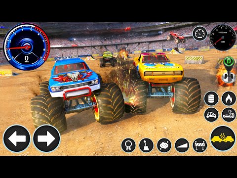 Monster Truck Derby Demolition 3D - Real Car Crash Racing Simulator 2024 - Android Gameplay