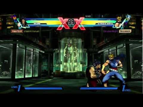 Ultimate Marvel vs Capcom 3 (PS3) -- Non-Ranked Matches 226 (Part 1/2) - Chicken Blocker Round 1