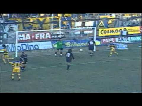 Serie A 2001-2002, day 17 Venezia - Parma 3-4 (Bettarini, 3 Di Vaio, Bonazzoli, 2 Maniero)