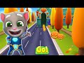 Talking Tom Gold Run Halloween Hyper Tom Valkyrie Angela Chase Raccoon In Underwater