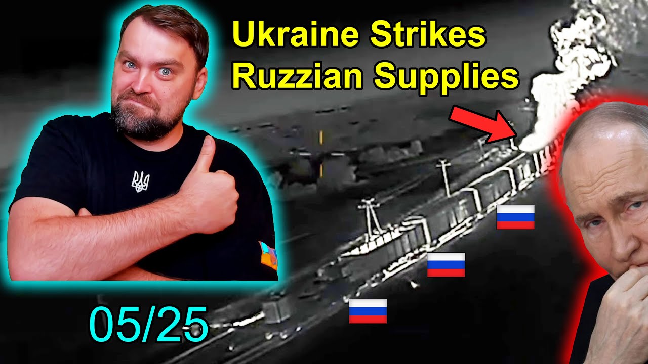 Update from Ukraine | Crazy! Ukraine Hit Ruzzian Supply Train | Ruzzia Strikes Ukraine with Bombers