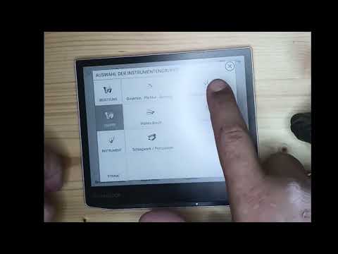 Marschpat Erste Schritte, Handhabung der App, Notenklammer