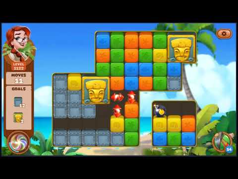 Lost Island Blast Adventure Level 1122 - NO BOOSTERS 🏝️ | SKILLGAMING ✔️