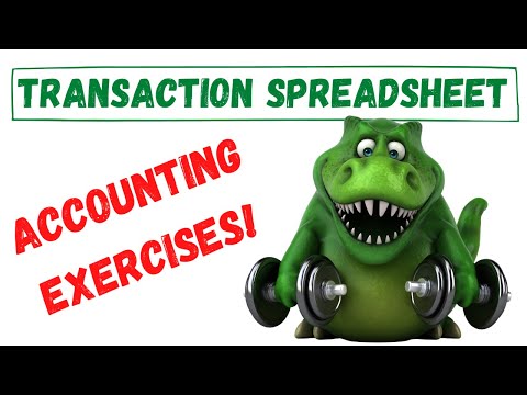 Accounting Equation Spreadsheet | Complete Transaction Analysis Tutorial
