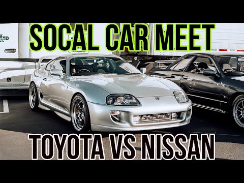 All Toyota Nissan Meet stacked with Supra's and Skyline's!