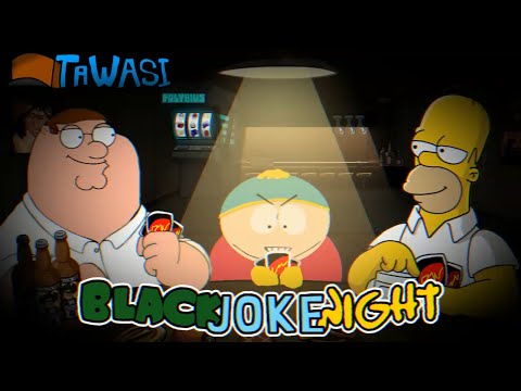FNF BLACK JOKE NIGHT | Pasta Night but cartman,Griffin,homer sings it