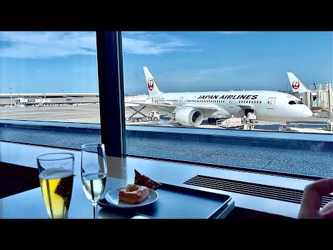JAL BUSINESS CLASS SAKURA LOUNGE REVIEW @ JAPAN AIRLINES NARITA AIRPORT Terminal 2 CHIBA JAPAN 🇯🇵