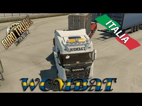 ETS2 - Scania R730 hauling the 47 ton Transformer from Napoli to Cassino