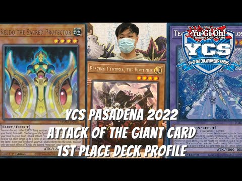 Yugioh YCS Pasadena ATTACK OF THE GIANT CARD 1st Place Deck Profile - Ishizu Tearlaments - Simon He