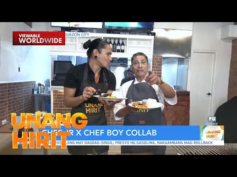 Chef Boy Logro at Chef JR Royol collab! Unang Hirit