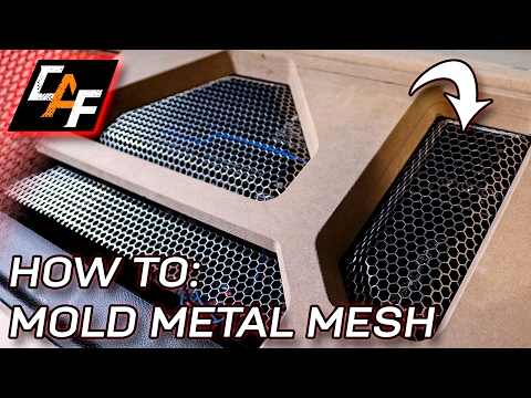PROTECT Speakers Amps AWESOME CUSTOM Molded Metal Mesh - CarAudioFabrication