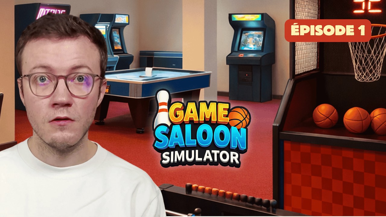 Game Saloon Simulator — Game Saloon Simulator : J'ouvre mon salon de jeux ! EP1