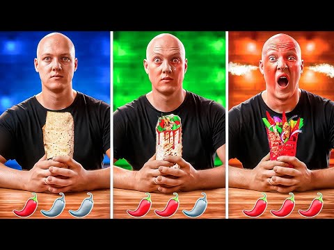 Spicy vs Spicier vs Spiciest Shawarma by VANZAI