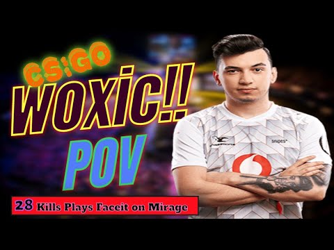 CS:GO POV 👀 woxic plays FACEIT 🤣 28-9 kills + Trolls on Mirage