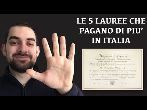 , title : 'Le 5 Lauree che Fanno Guadagnare di più in Italia  🇮🇹🎓'