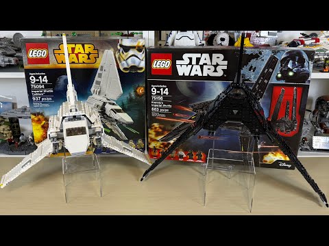 LEGO Star Wars Imperial Shuttle Comparison!l Krennic's Vs Tydirium!