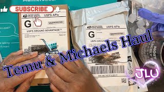 Temu & Michaels Haul - Yes, Craft Items!