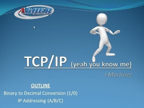Asher Dallas Lecture - Subnetting Series Part 1 of 6 - IP to Binary Conversions