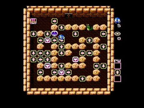 Adventures of Lolo (NES) - Room 34 Walkthrough