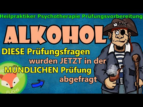 Heilpraktiker Psychotherapie Mündliche Prüfung: PRÜFUNGSFRAGEN PSYCHOTROPE SUBSTANZEN (Lernvideo)