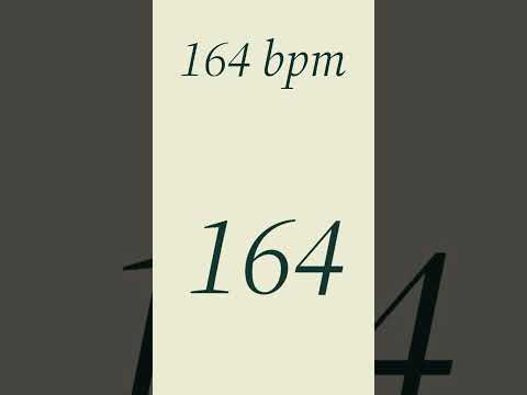 164 #bpm #metronome #beatsperminute