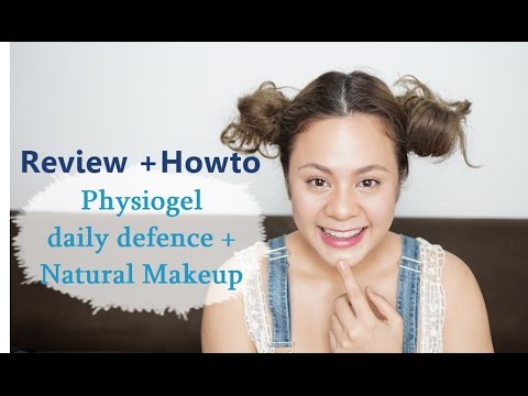 Cinnamongal Review :Physiogel daily defence + แต่งหน้าใสๆโทนชมพู