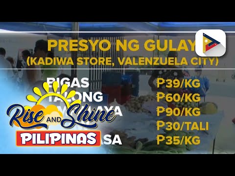 Mura at de-kalidad na mga produkto, mabibili sa Kadiwa ng Pangulo sa People’s Park sa Valenzuela Cit