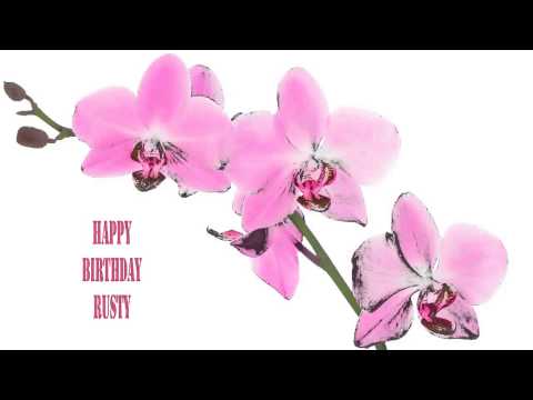 Rusty   Flowers & Flores - Happy Birthday