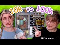 $10,000 vs $100,000 apartments in the sims 4