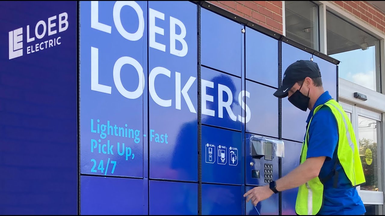 Faster Order Pickup Lockers at Loeb Electric