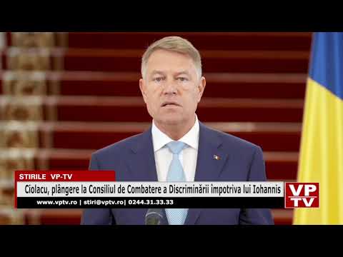 Ciolacu, plângere la Consiliul de Combatere a Discriminării împotriva lui Iohannis