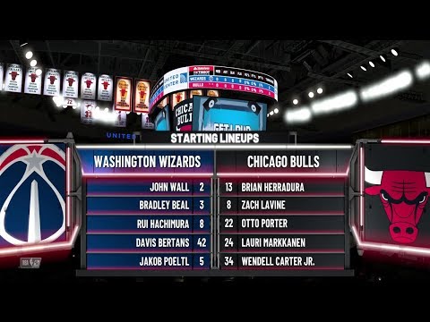 CHI Bulls vs WAS Wizards | NBA 2K20 My Career Ep.68 Game 59 | 02.23.20