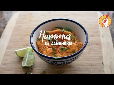 Hummus de Zanahoria Casera | Receta Fácil | Tenedor Libre y Cookie Sundays