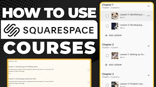 How To Use Squarespace Courses New Feature | Selling Courses on Squarespace
