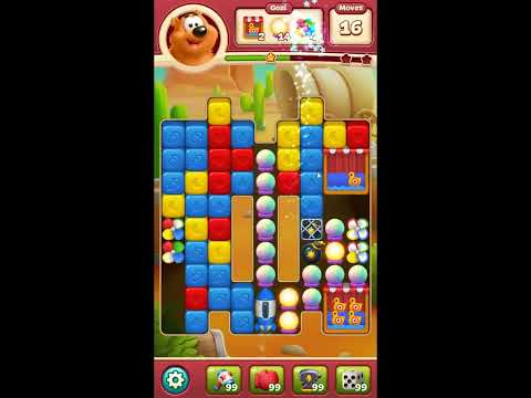 Toon Blast Level 8114 - NO BOOSTERS 🐻🐺🐱 | SKILLGAMING ✔️