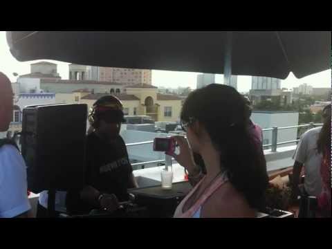 MIAMI WMC2012 - Mr. V@Clevelander Hotel - C-Level Rooftop - Pt.3