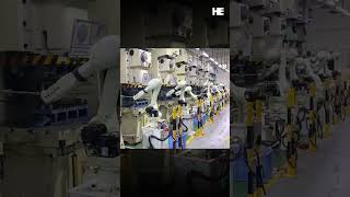 Lowest input cost:Robot Automation of the old metal press shop,After re-repairing's cost is 1 Robot!