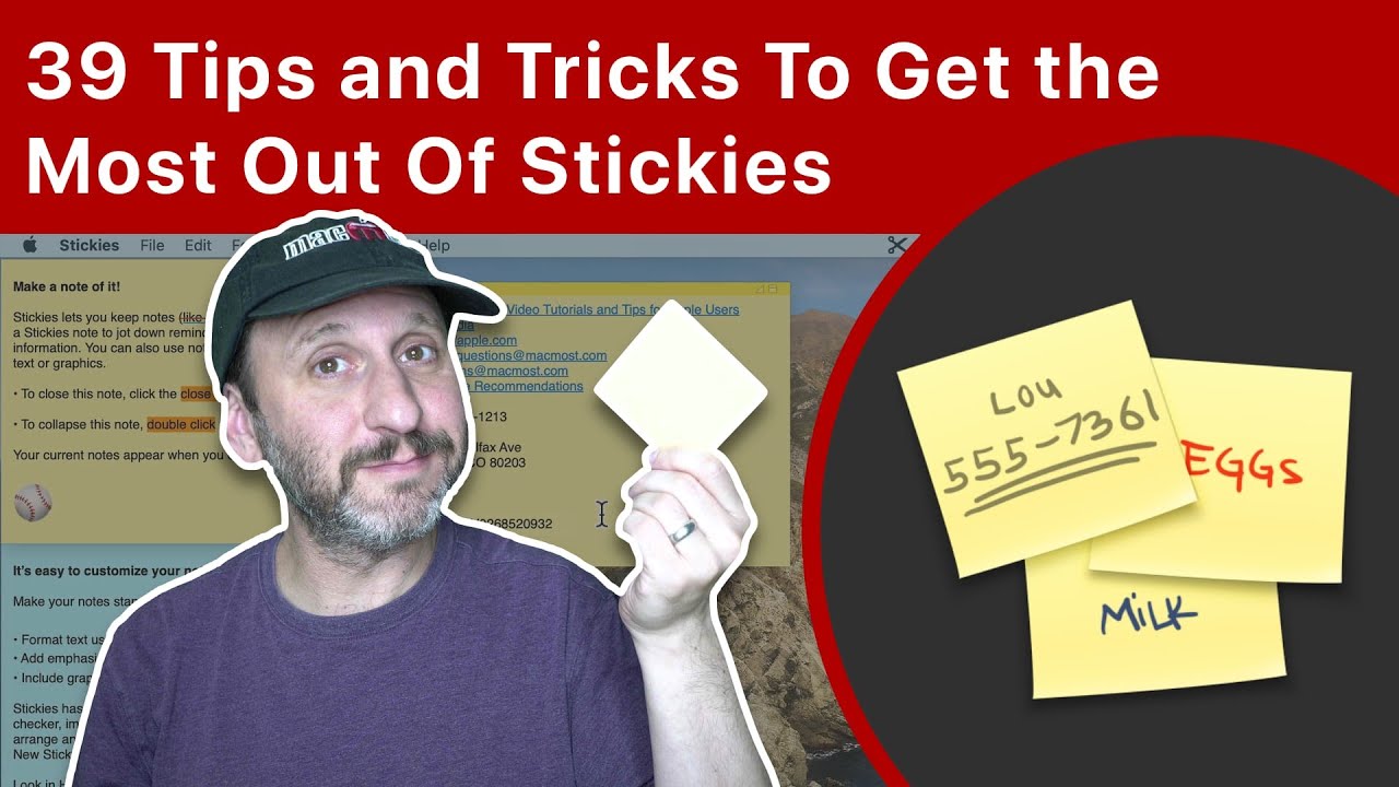 39 Tips and Tricks To Get the Most Out Of macOS Stickies