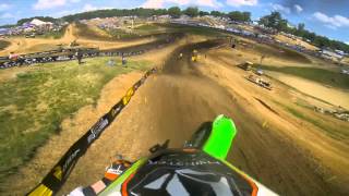 preview picture of video 'GoPro HD: Ryan Villopoto Full Moto 2 - Muddy Creek Lucas Oil Pro Motocross Championship 2013'