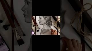 My lovely face drawing ❤️ #art #paint #drawing #pencildrawing