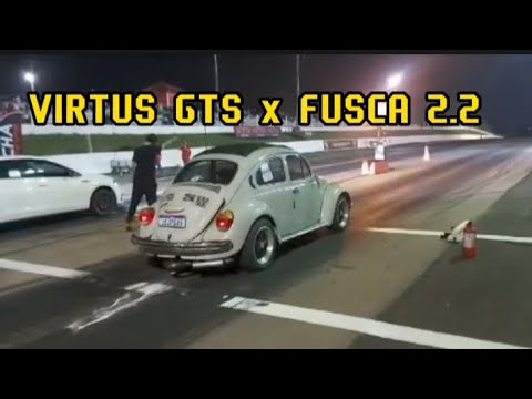 DUELO DE GERAÇÕES - FUSCA DESAFIOU O VIRTUS GTS @Filipe6136