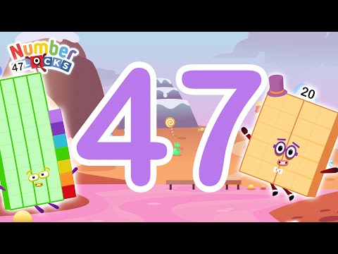 Numberblocks Candy Land Magic Run - Numberblocks Adventure 6 to find 47 |  Number Count Kids Fanmade
