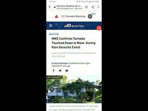 Millis, Massachusetts Tornado 10-7-20