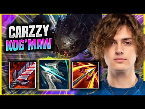 CARZZY IS READY TO PLAY KOG'MAW! - Carzzy Plays Kog'Maw ADC vs Jinx!| Preseason 2022