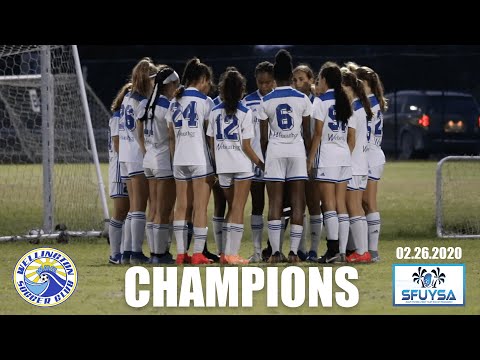 Sunrise FC Prime Z1 vs Wellington Wave Premier - SFUYSA U14 Championship (Soccer Game)