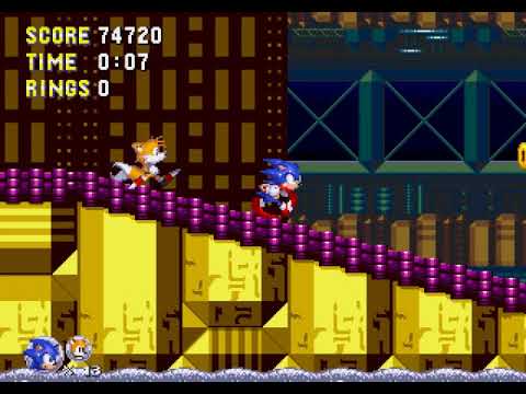 Sonic Triple Trouble 16-bit - Tidal Plant Zone Act 1